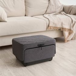 GESS PUF массажер для ног серый бежевый