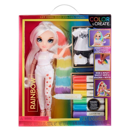 Кукла Rainbow High Fashion с голубыми глазами Color &amp; Create 594123 / артикул   594123  / GTIN 035051594123