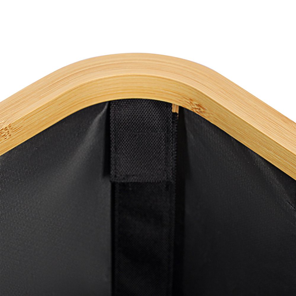 Корзина для белья Neat Low, 40x33x20 см, черная