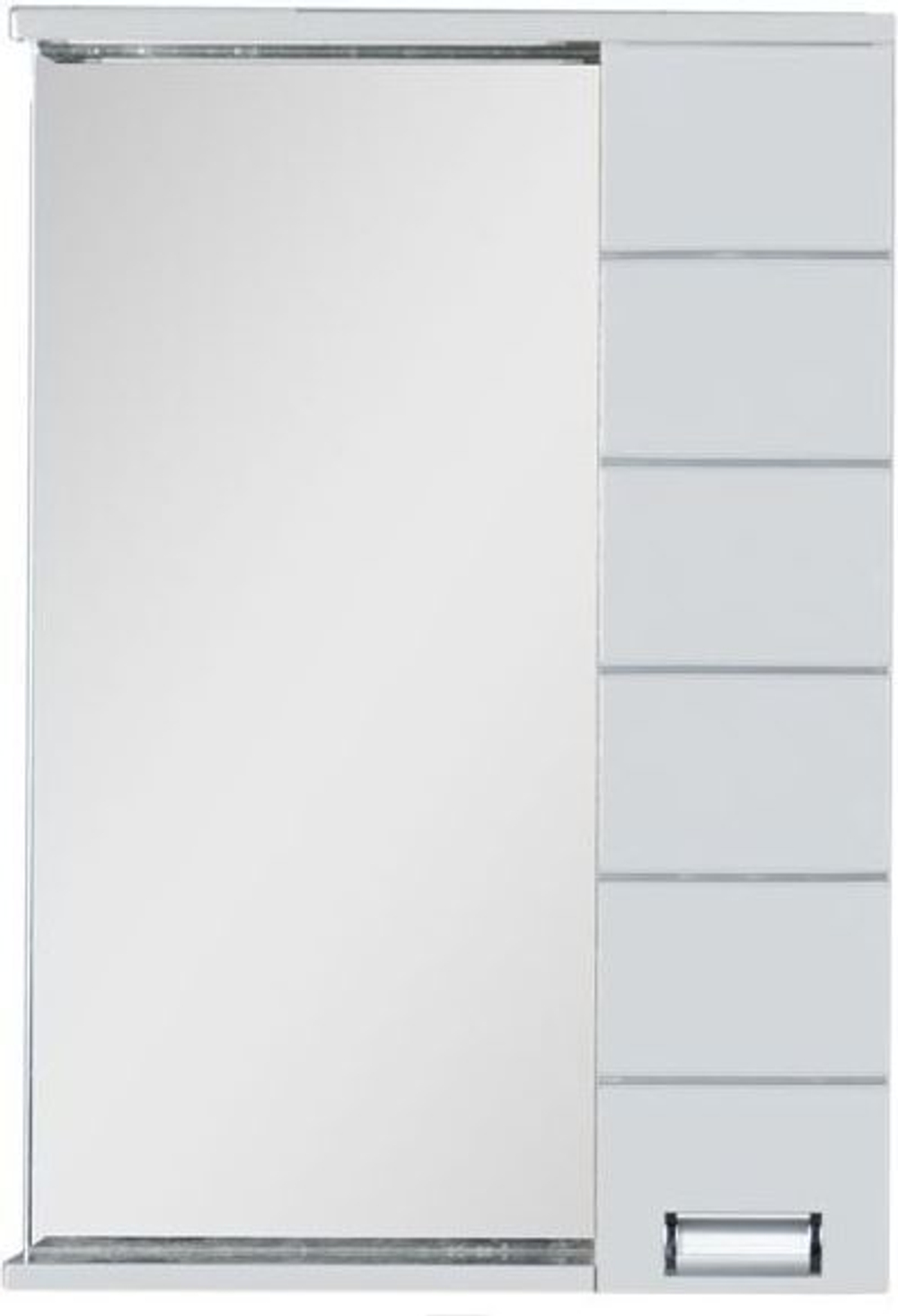 Зеркало-шкаф Aquanet Доминика 60 LED белый