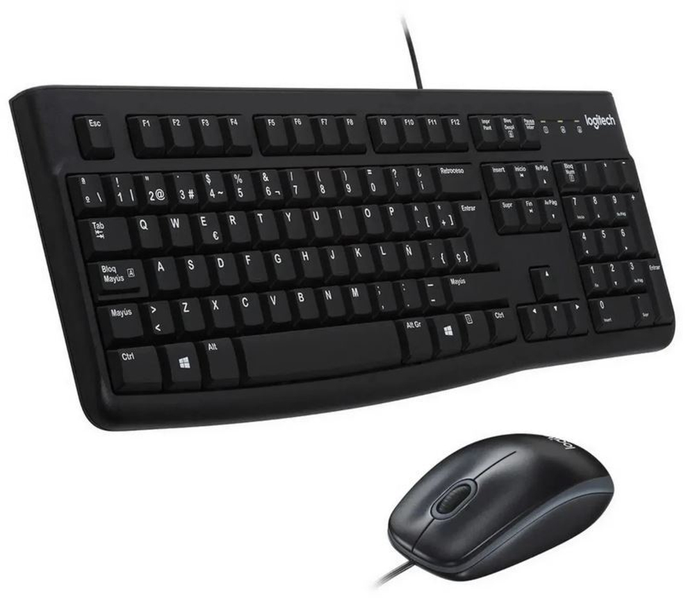 Клавиатура и мышь  Logitech MK120