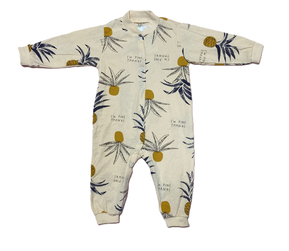 Комбинезон без ножек на кнопках из кулирки (100% хлопок) на рост 86 см