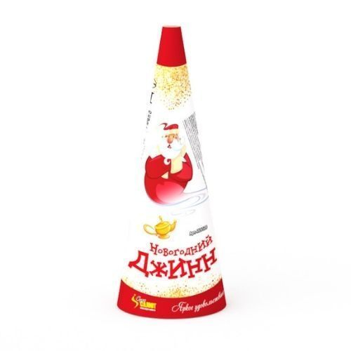 Фонтан пиротехнический "Новогодний джинн"