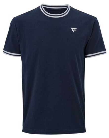 Детская теннисная футболка Tecnifibre Team Stretch Junior - marine