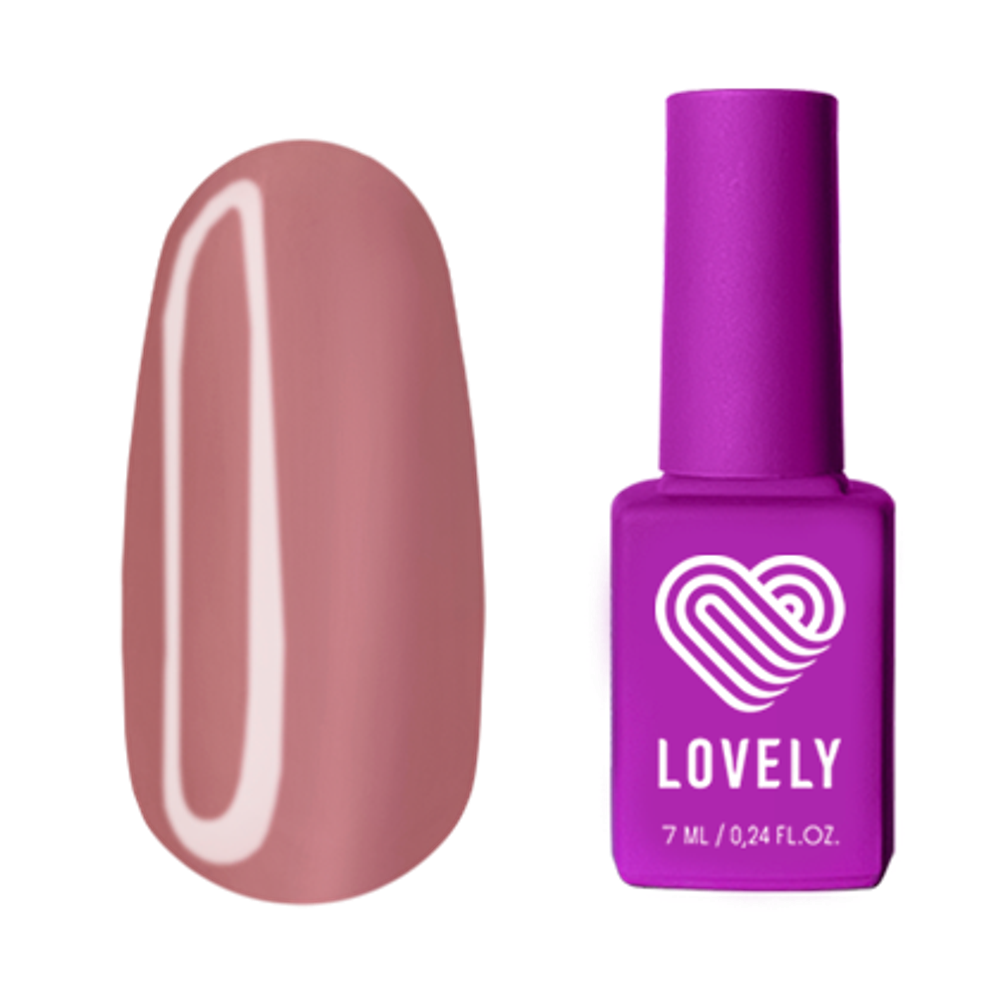 Гель-лак Lovely, коллекция Vitrage Nude, № VN03, 7 ml