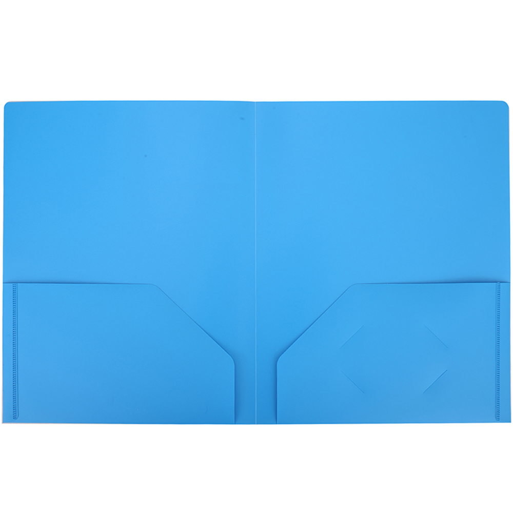 Папка-уголок Deli "RIO", А4, 2 кармана, 400 мкм, ассорти