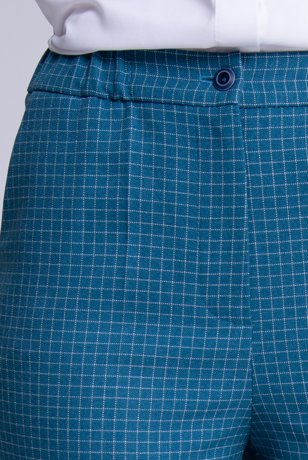 Брюки женские 3882зп, клетка #406Кз023882зп