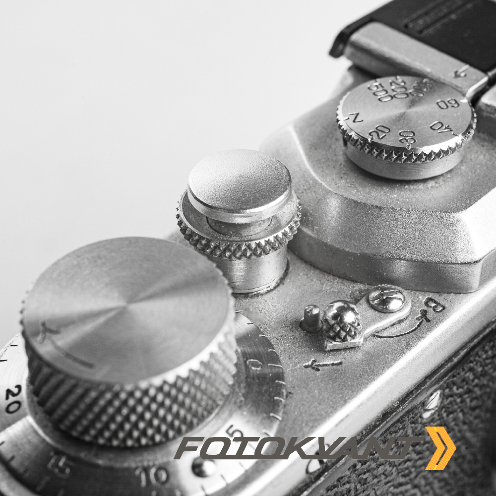 Fotokvant PRS-04 кнопка для мягкого спуска затвора камеры серебристая
