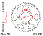 Звезда JTX890.45ORG