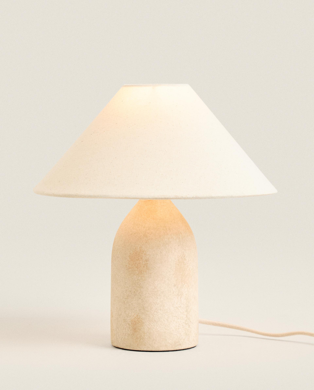 Zara Home Настольная лампа, цвет экрю, 31.5 см