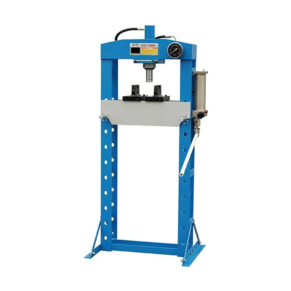 Пресс гидравлический 30 тонн, напольный, цельная сварная рама, цвет синий RAL 5005 ROSSVIK