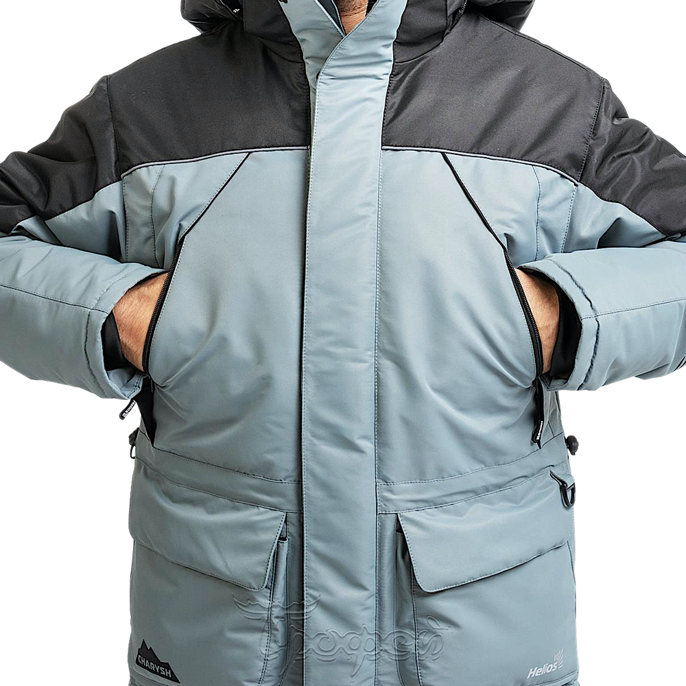 Костюм Helios зимний Чарыш Pro -40°С 10/10 Серый T-KSCP-L-LG -