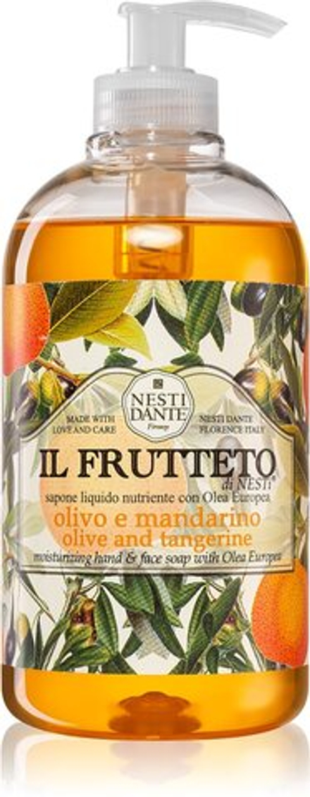 Nesti Dante Il Frutteto Olive and Tangerine - жидкое мыло для рук /   500  ml  / GTIN 837524001103