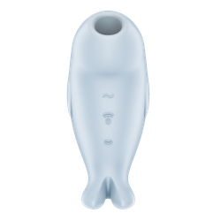 Вакуумный стимулятор клитора Satisfyer Seal you soon, голубой