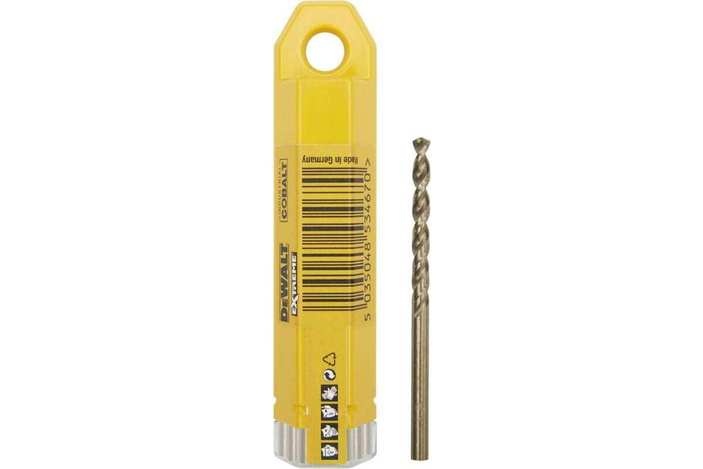 Сверло по металлу (10 шт; 5.2х86х46 мм; HSS-CO) DEWALT DT4931-QZ