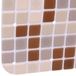 Коврик в ванну 64х34"Орегон» серо-коричневый