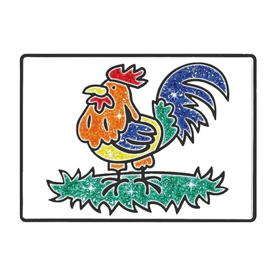 Набор для детского творчества, картина кристаллами "Петушок" 10х15см (Maxiart)