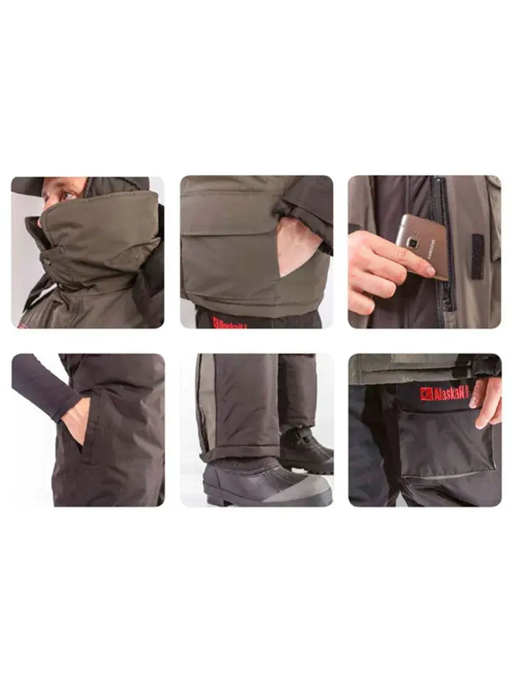 Костюм зимний Russian mission (куртка+полукомбинезон)