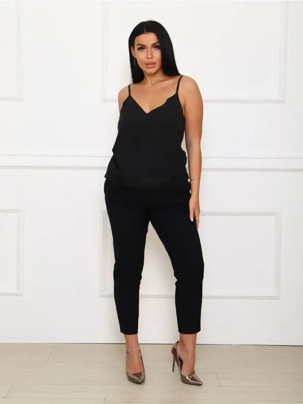 Топ под пиджак в бельевом стиле