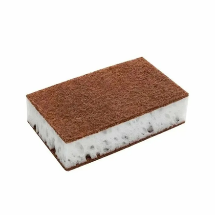 Губка бытовая с чистящим слоем 1шт