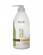 OLLIN BASIC LINE Кондиционер для сияния и блеска с аргановым маслом 750мл/ Argan Oil Shine & Brilli