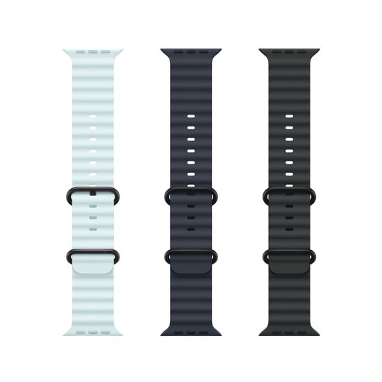 Apple Watch Ultra 2 GPS + Cellular, 49 мм, корпус из черного титана, ремешок Ocean черного цвета