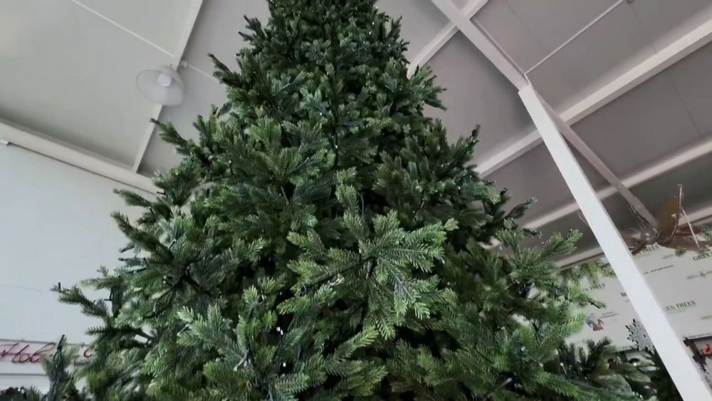 Большая елка «Сказочная Светодинамическая» (литая+пвх) от 3 м до 8 м