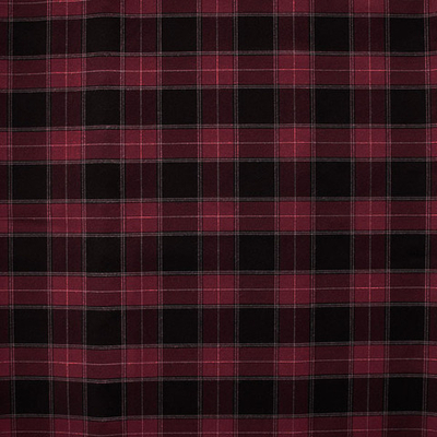 Ткань Пикачо клетка, 225 гр/м2, 150 см, красное дерево