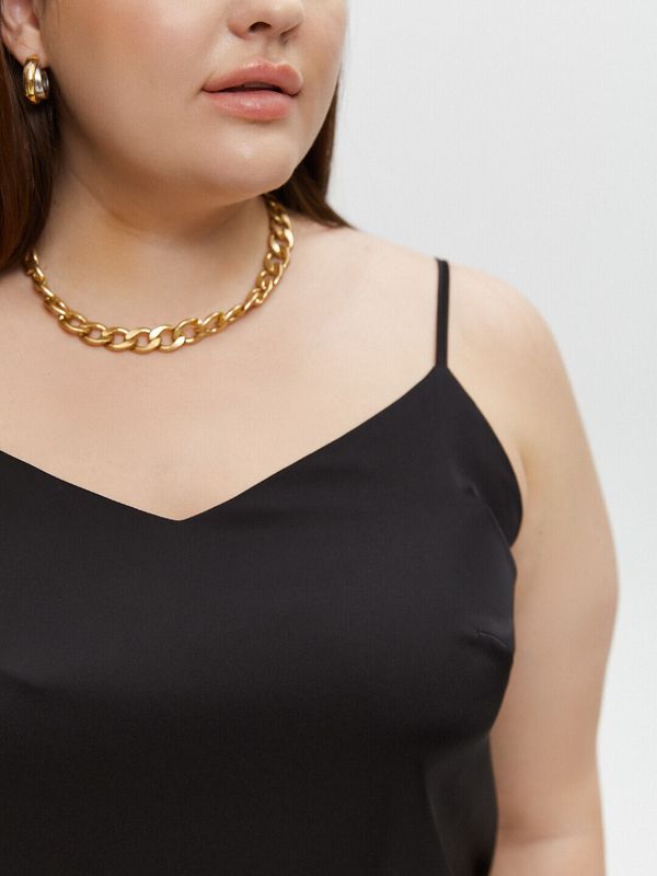 Топ двухслойный; черный