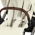 Коляска Cybex Balios S Lux TPE complete Cloud T Mirage Grey Plus 3 в 1 Seashell Beige с дождевиками