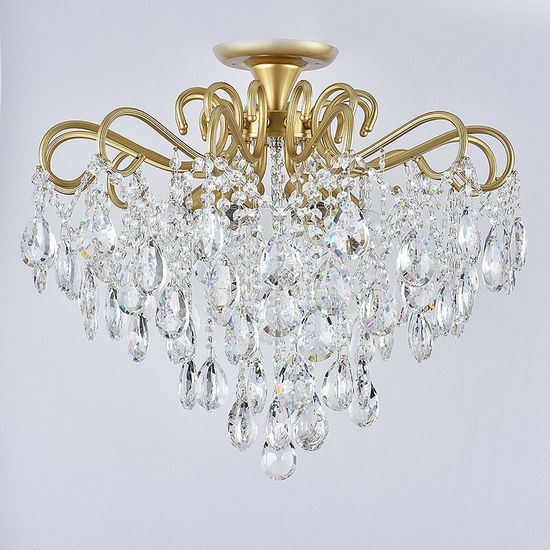 Люстра потолочная Reluce E27  04066-0.3-06 MATT GOLD+CR