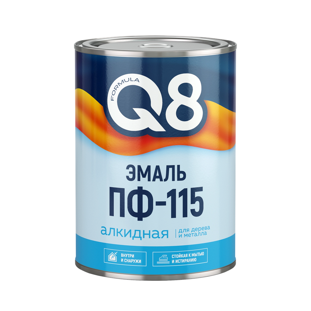 Эмаль ПФ-115 белая 0,9кг