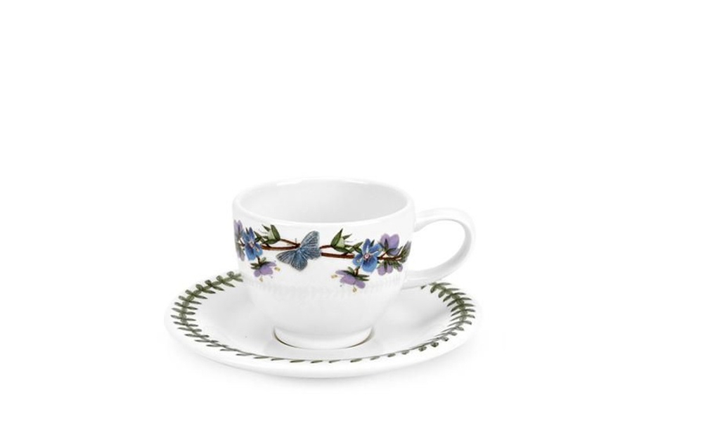 Portmeirion Чашка с блюдцем Ботанический сад 100 мл для эспрессо Speedwell BG67085-A