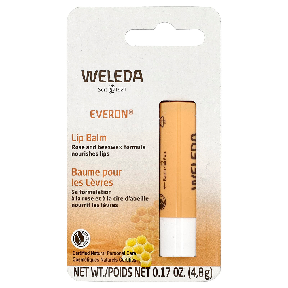 Weleda, Everon, бальзам для губ, 4,8 г (0,17 унции)