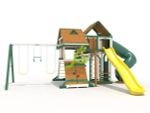 Детская площадка премиум с горкой трубой