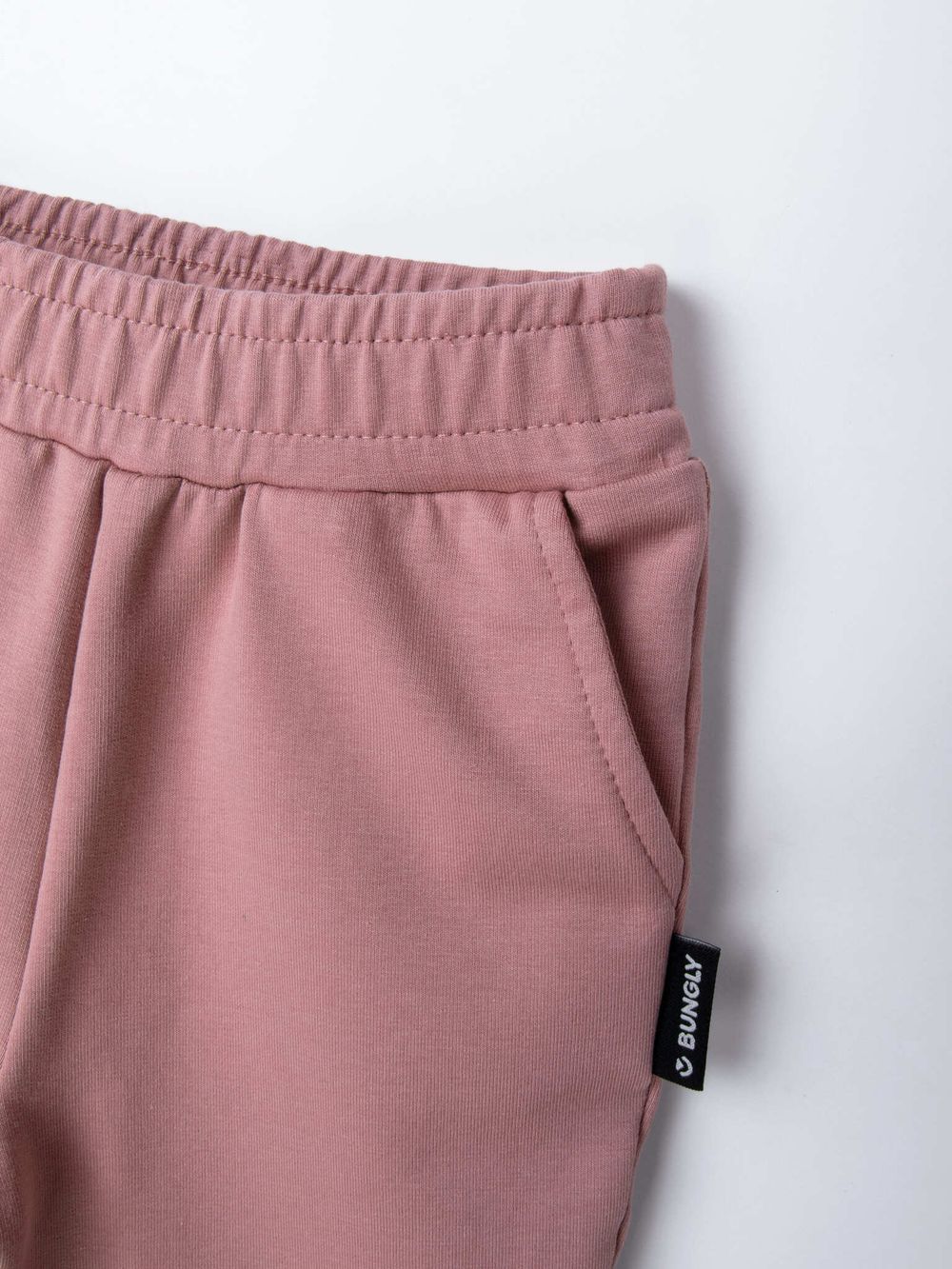 Джоггеры облегченные "Дымчатая роза" с карманами