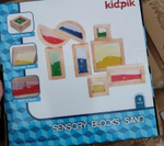 Конструктор деревянный с песком, коробка C-41745