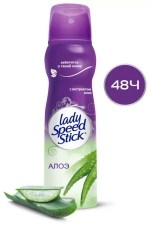 Lady Speed Stick Дезодорант-антиперспирант Алоэ Защита, спрей, 150 мл, 135 г