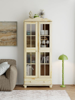 Шкаф витрина Бритта двухдверная стеклянная