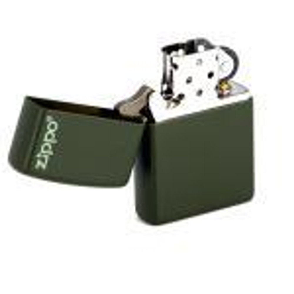 Зажигалка ZIPPO Classic Green Matte™ с логотипом Zippo ZP-221ZL