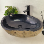 Раковина из речного камня RS-65079 60*45*15 0857