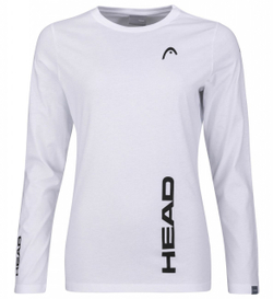 Женская теннисная футболка (dł. Рукава) Head Promo T-Shirt Long Sleeve Women - белый