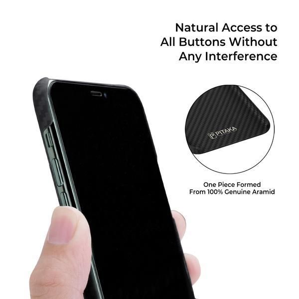 Чехол Pitaka MagEZ Case для Apple iPhone 11 Pro (Black/Gray Twill)