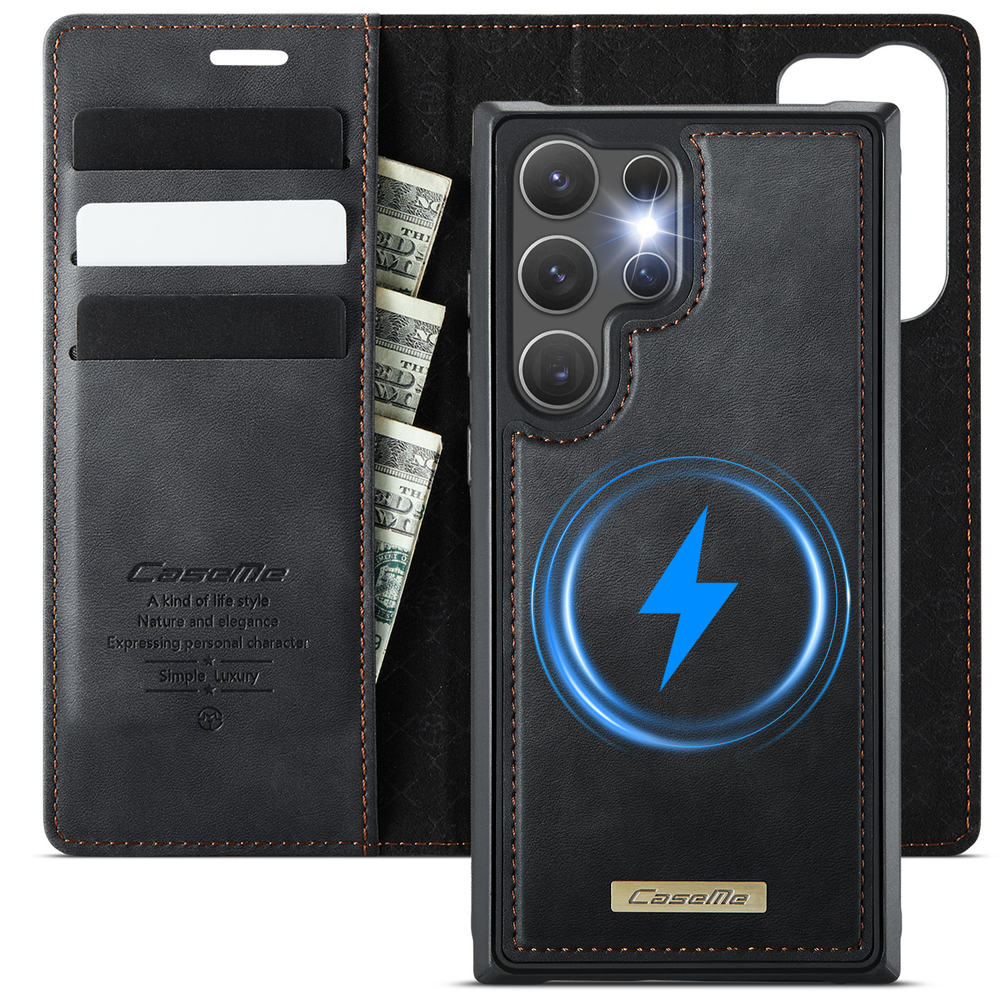 Чехол-кошелек CaseMe 2 in 1 MagSafe Samsung Galaxy S23 Ultra