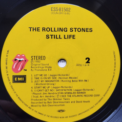 Винтажная виниловая пластинка LP The Rolling Stones Still Life (American Concert 1981) (Japan 1982) (Obi) Twenty Flight Rock