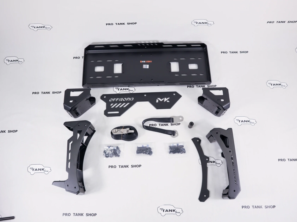 Площадка на 5-ое колесо MEIKA (AK1) с лесенкой MEIKA (AK11) и боковым креплением MEIKA(AK12)