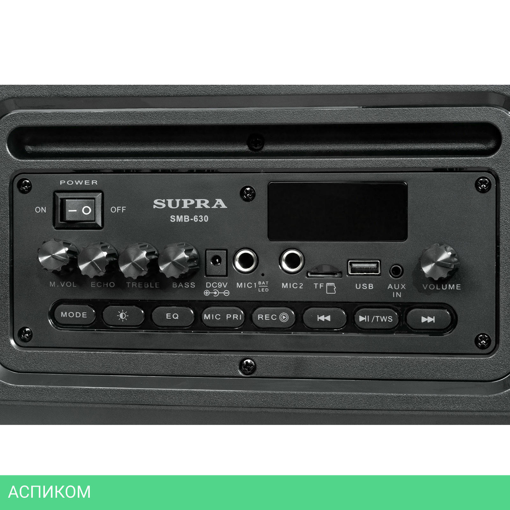 Беспроводная колонка Supra SMB-630 черный