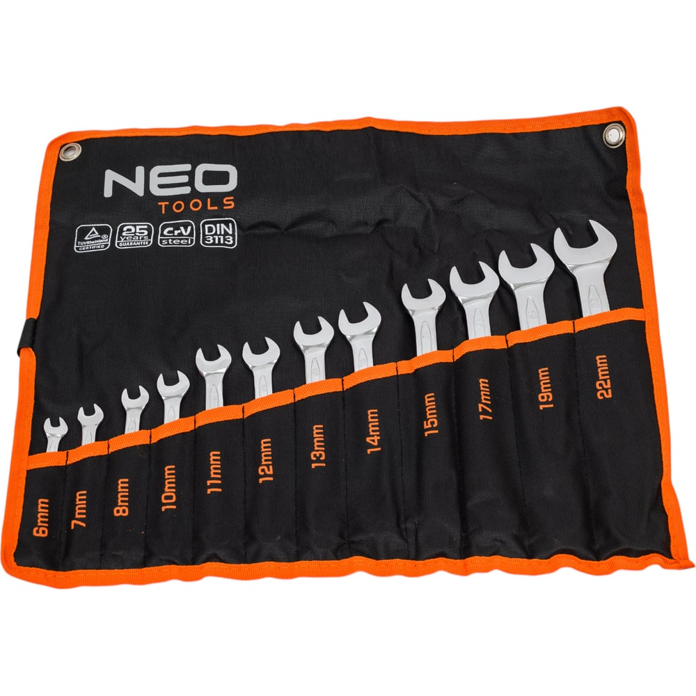 Набор комбинированных ключей NEO Tools 12 шт 09-752