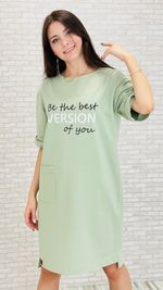 Платье МЛ-6005(фисташка)