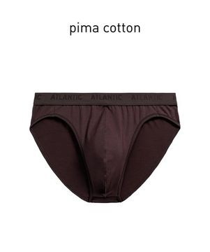 Мужские трусы слипы спорт Atlantic MP-1583, Pima cotton, бежевый